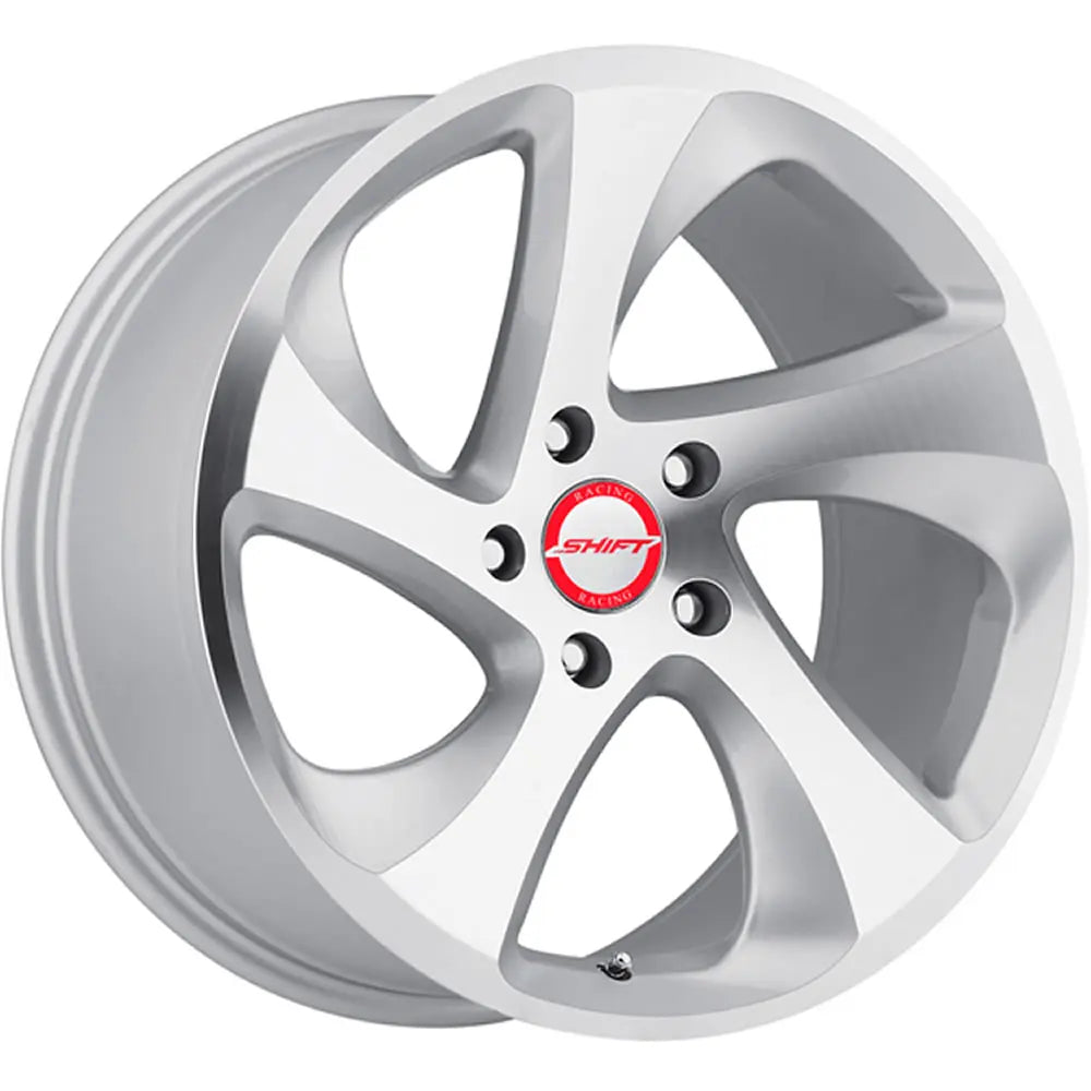 Shift Strut Silver Machined wheel