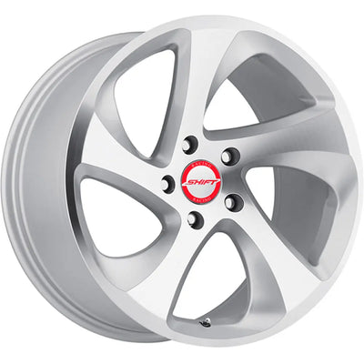 Shift Strut Silver Machined wheel
