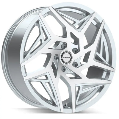 Shift Valve Silver Machined wheel