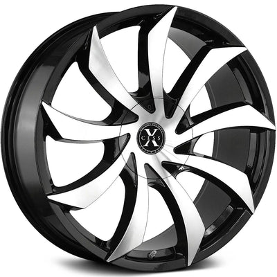 Xcess X01 Black Machined wheel