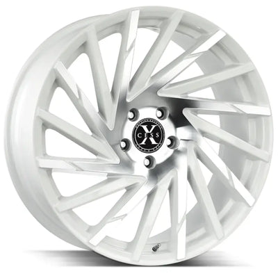 Xcess X02 White Machined wheel
