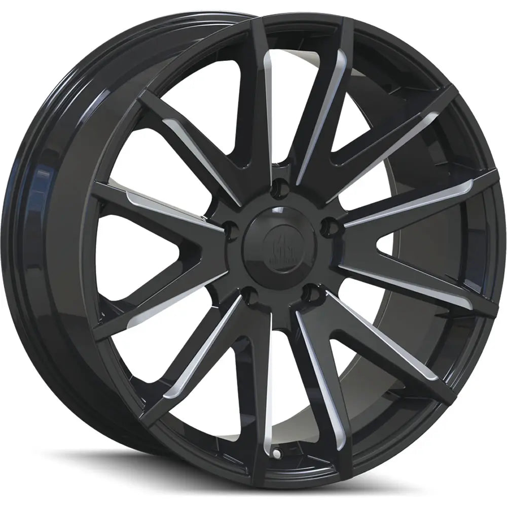 Mayhem Crossfire Black with Milled Sp wheel