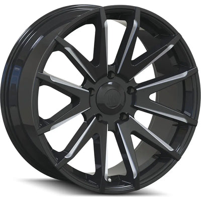 Mayhem Crossfire Black with Milled Sp wheel