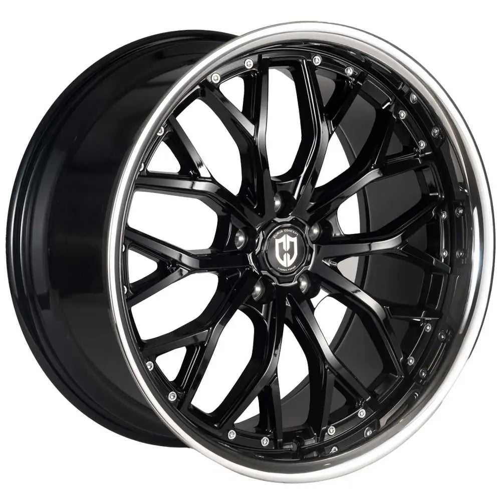 Curva CFF76 Black Stainless Lip wheel