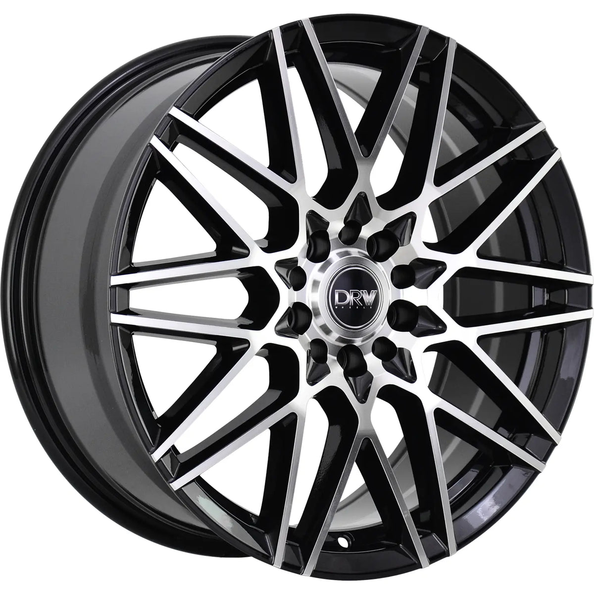 DRW D17 Black Machine Face wheel