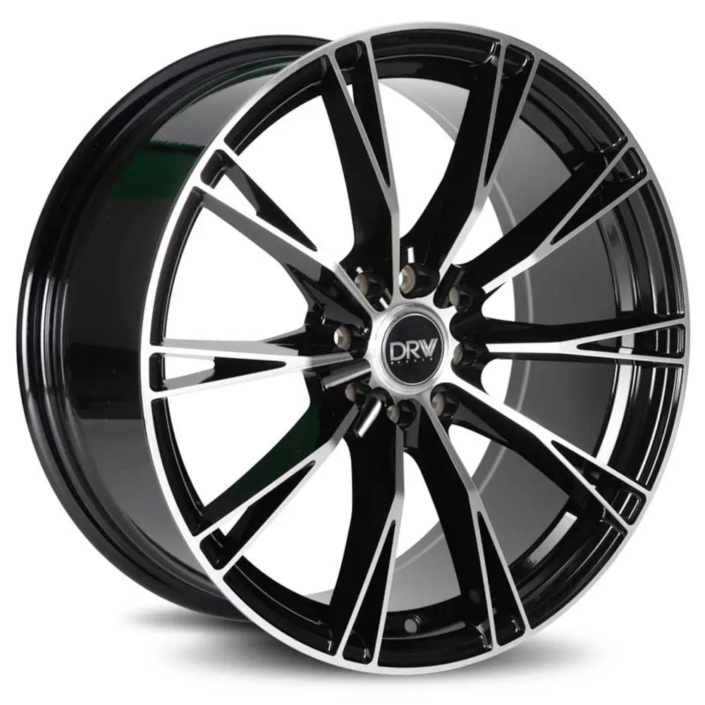DRW D23 Black Machined Face wheel