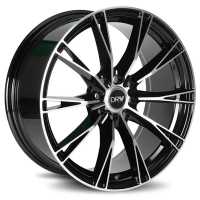 DRW D23 Black Machined Face wheel