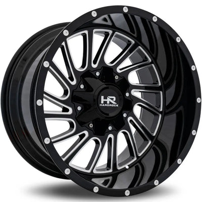Hardrock Offroad Overdrive H708 Gloss Black Milled wheel