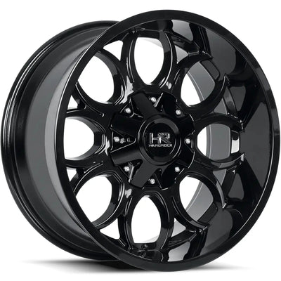 Hardrock Offroad Horseshoe H713 Gloss Black wheel