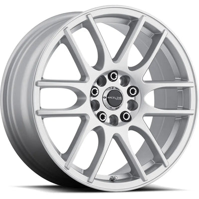 Raceline Mystique Gloss Silver wheel