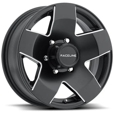 Raceline Maxum Black with Milled Sp wheel