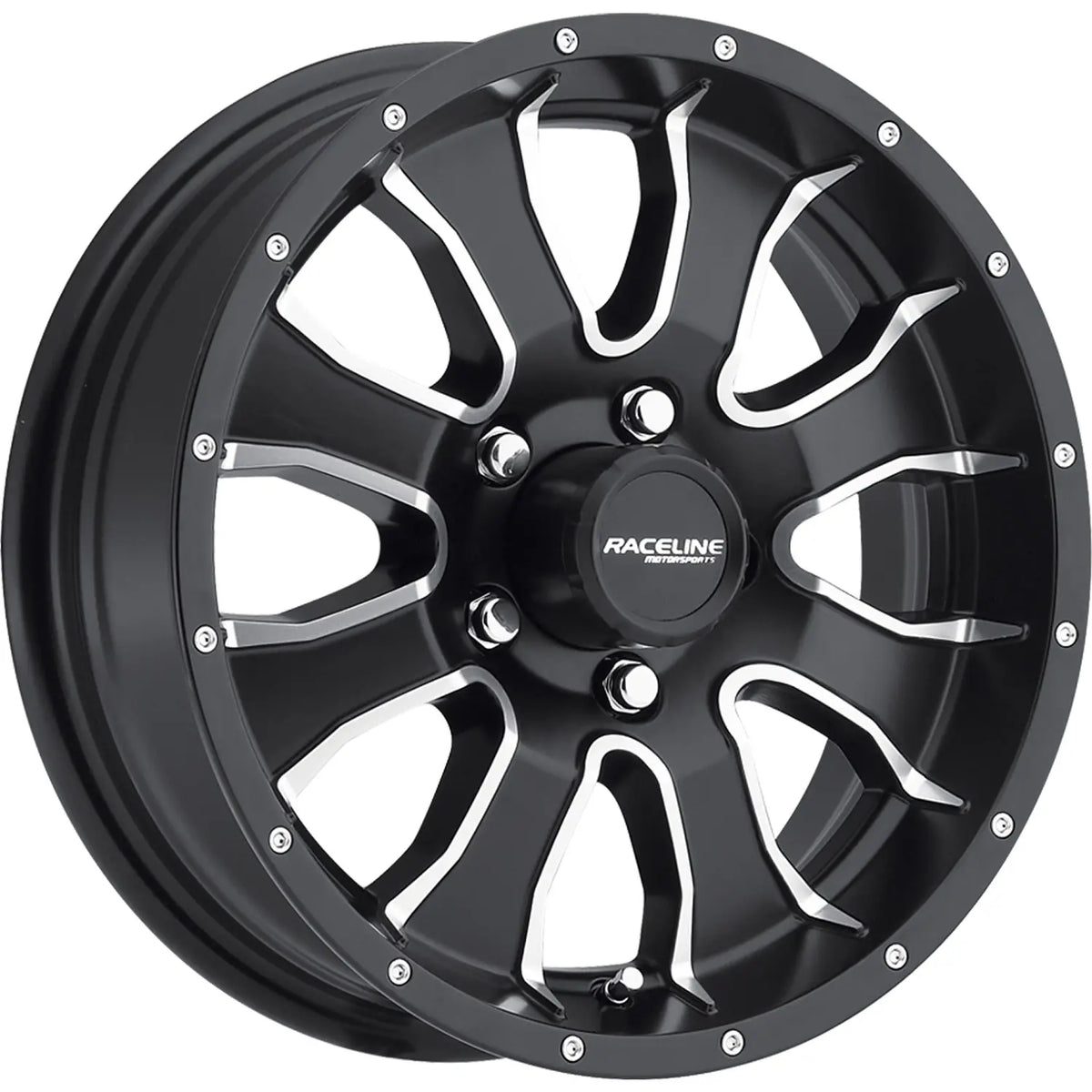 Raceline 860M MAMBA Black Machined Face wheel