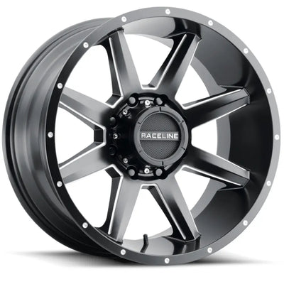 Raceline 954M STRYKER Satin Black Milled wheel