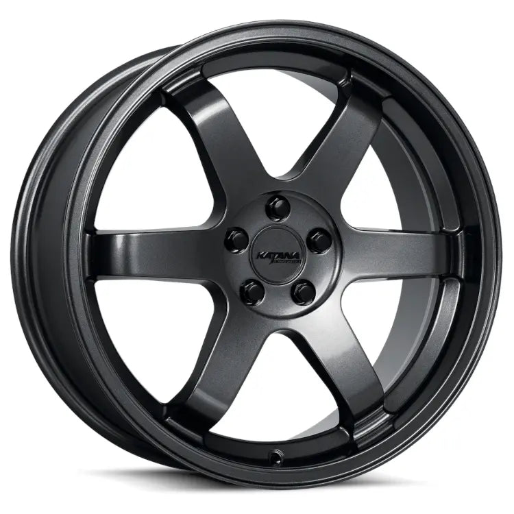 Katana KR08 Gloss Gunmetal Gray wheel