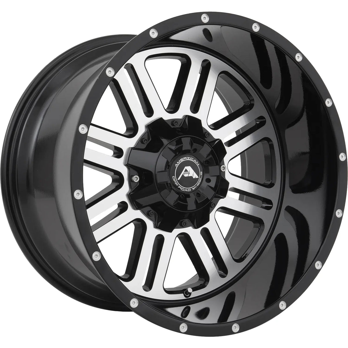 American Off-Road Renegade Machined/Milled/Black wheel