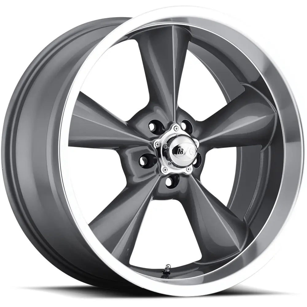 BG Rod Works Old School Gunmetal wheel