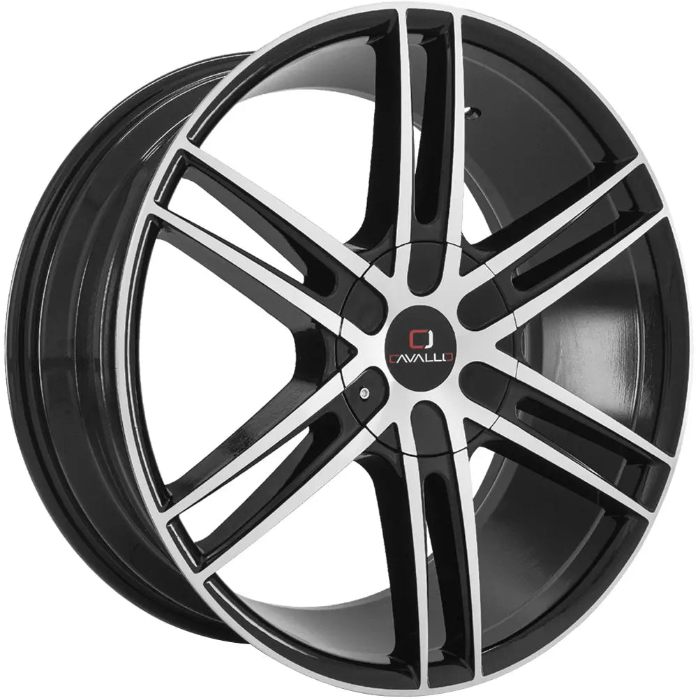 Cavallo CLV-20 Black Machined wheel