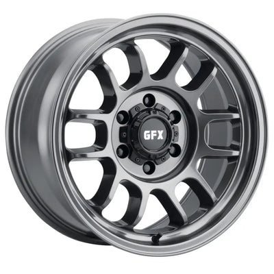 G-FX TR28 Gloss Gunmetal wheel