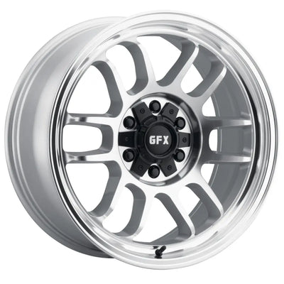 G-FX TR28 Silver Machined wheel