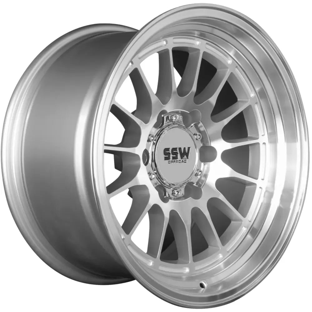 SSW Off-Road Dakar Silver Machined wheel