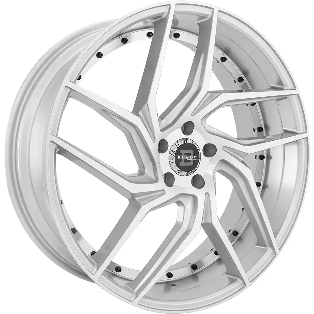 Blade Luxury Enzo Silver Machined wheel