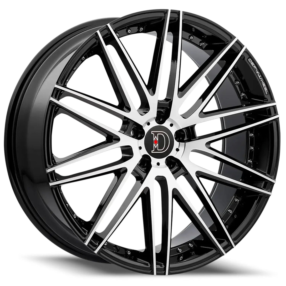 Defy D01 Black Machined wheel