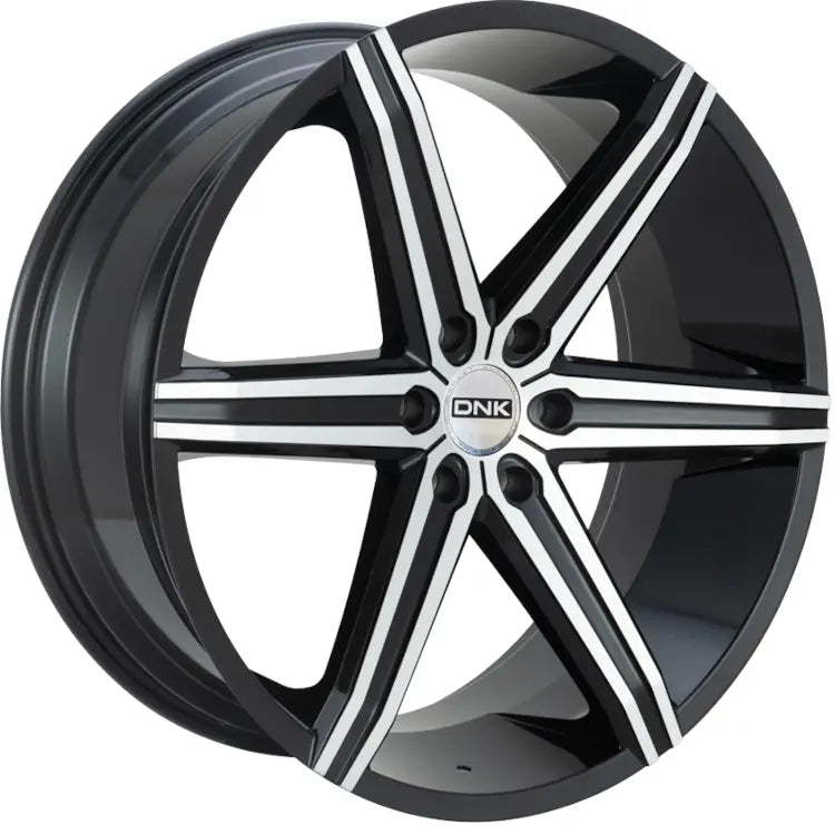 DNK 705 Black Machined wheel