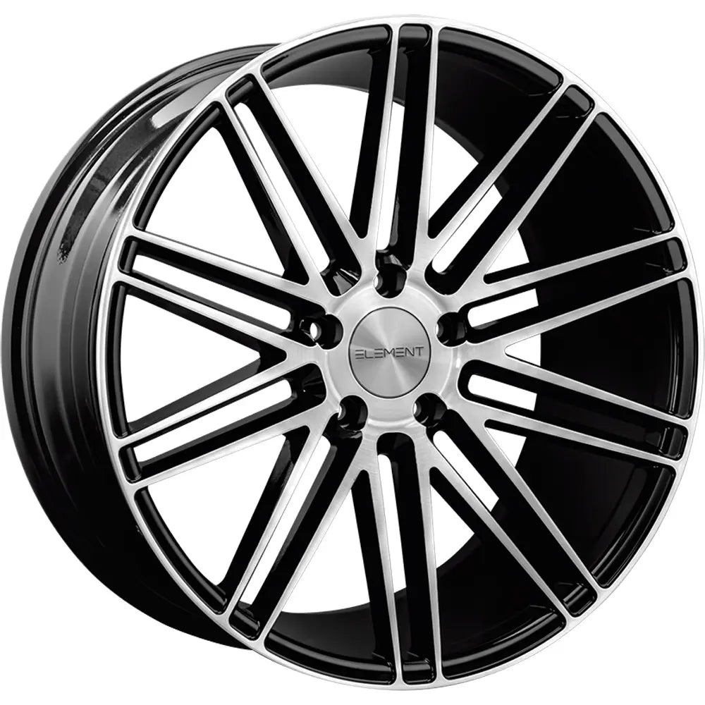 Element EL010 Black Machined wheel