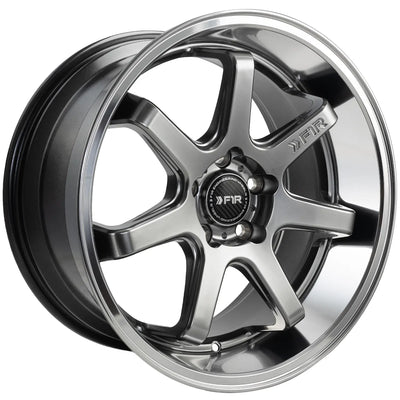 F1R FC7 Hyperblack Polished Wheel