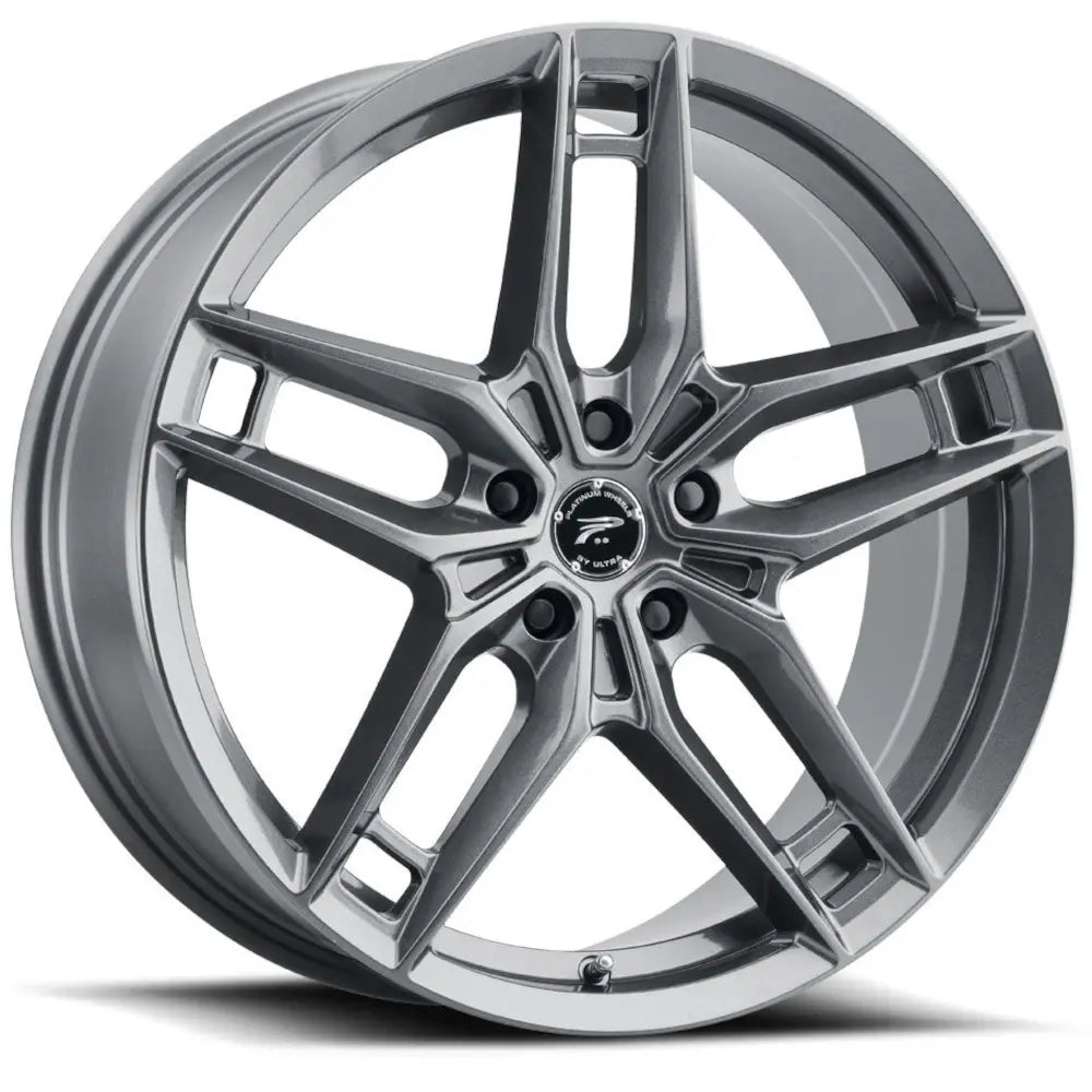 Platinum Lotus Gloss Gunmetal Wheel