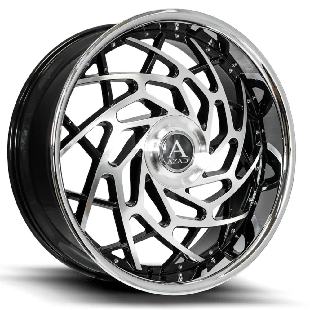 Azad AZ Reign Black Machined wheel