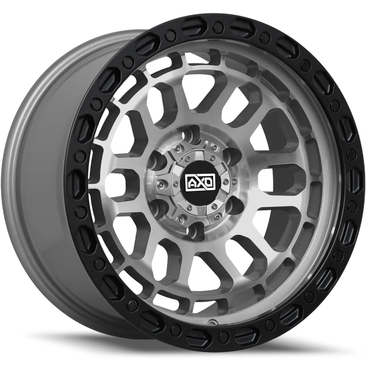 AXD Offroad AS4 Silver Black wheel
