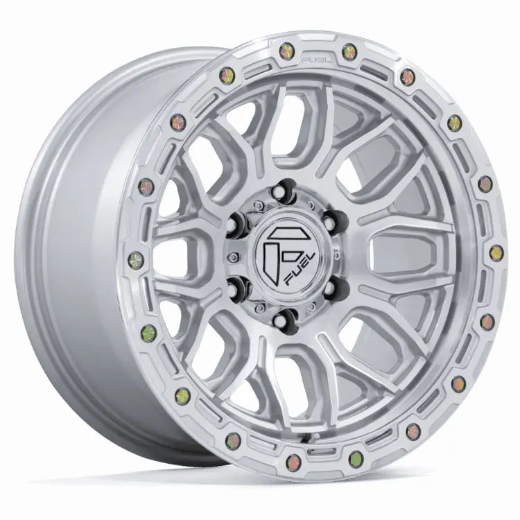 Fuel Surge Silver Machined wheel