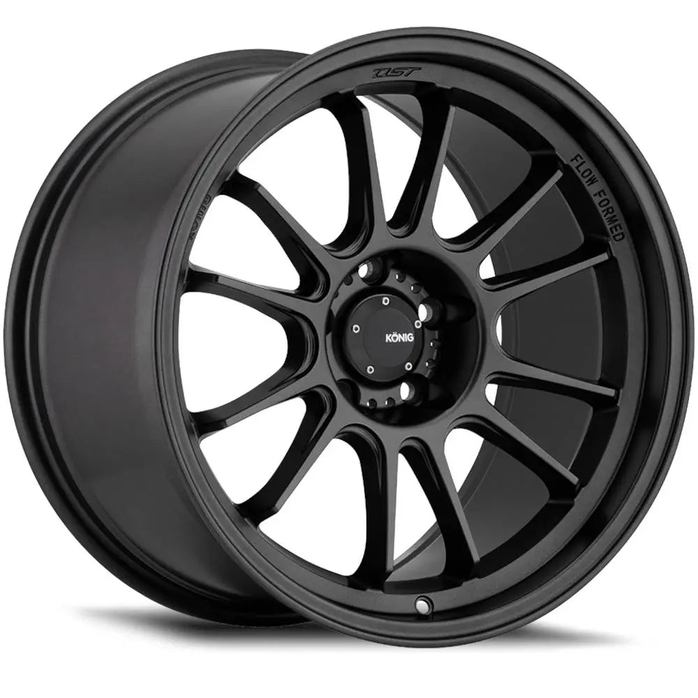 Konig Hypergram Matte Black wheel