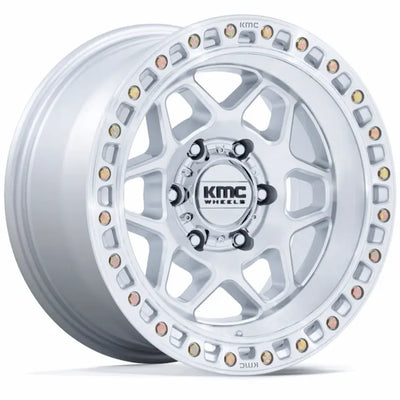 KMC Torx Silver Machined wheel