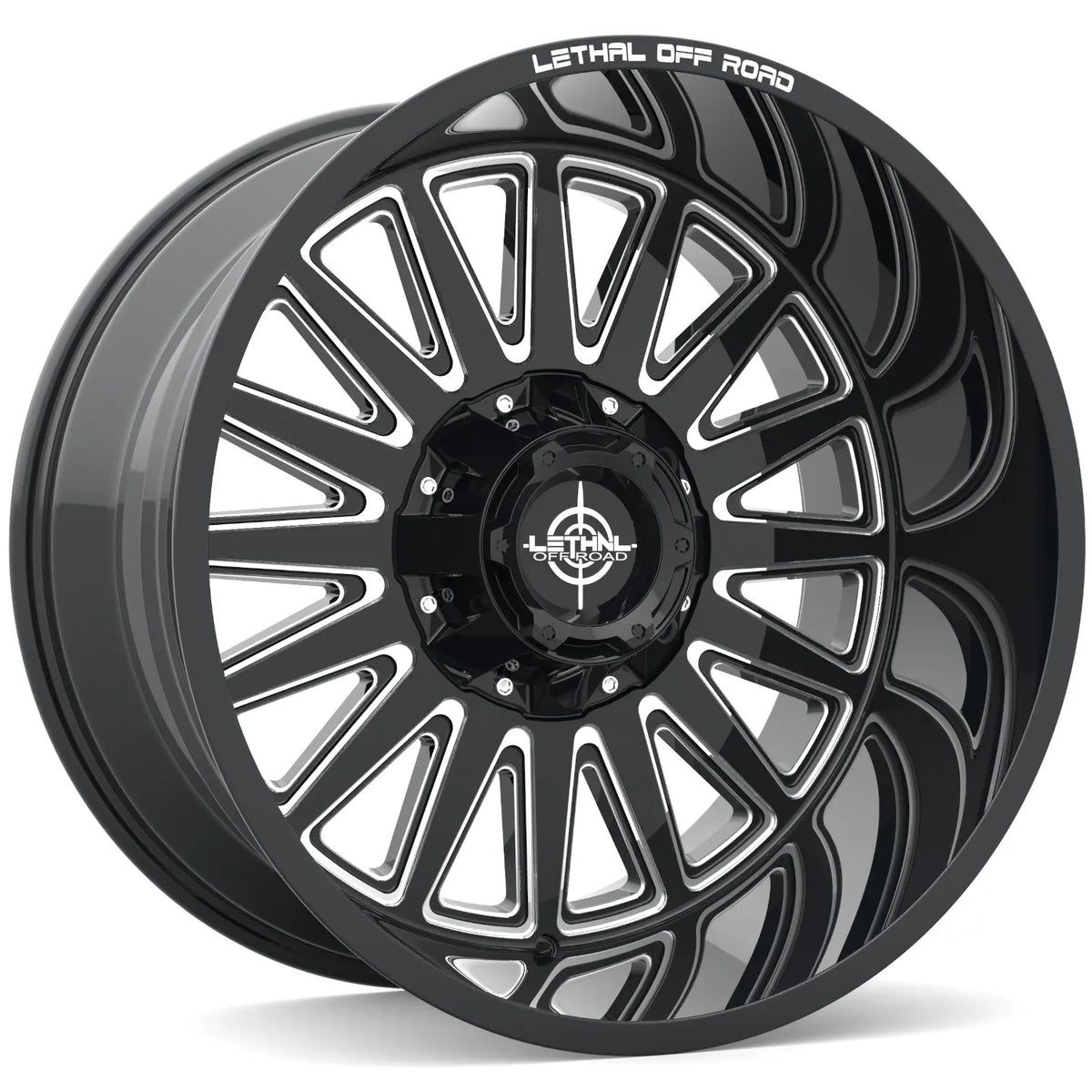Lethal Offroad LT07 Black Milled wheel