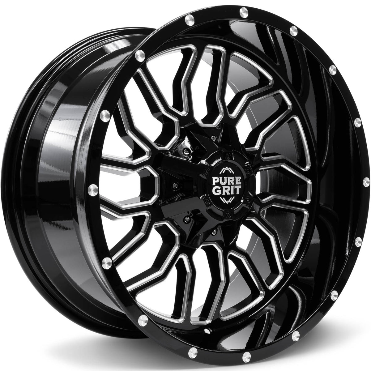 Pure Grit Ambition Black Milled Wheel