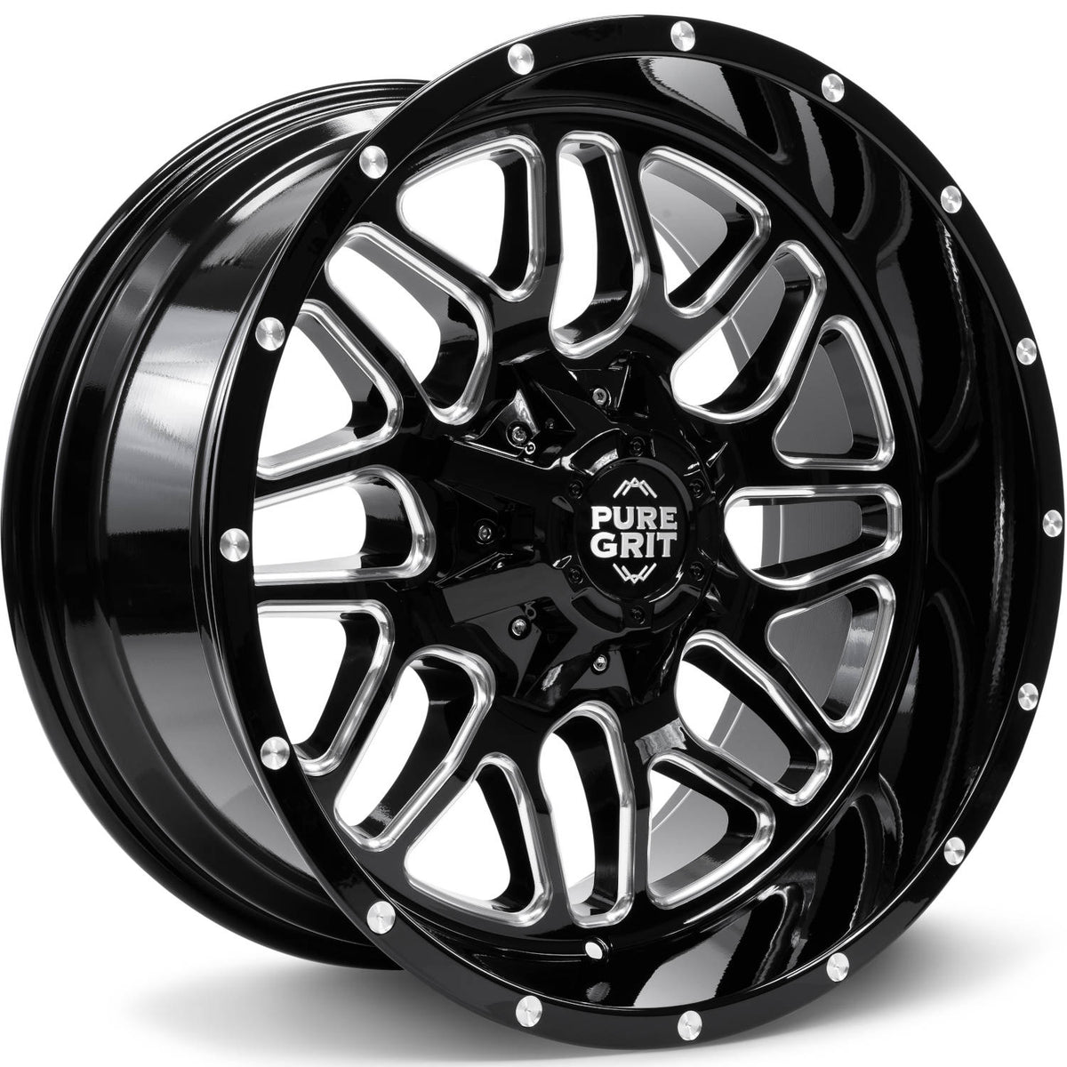 Pure Grit Drive Black Milled Wheel