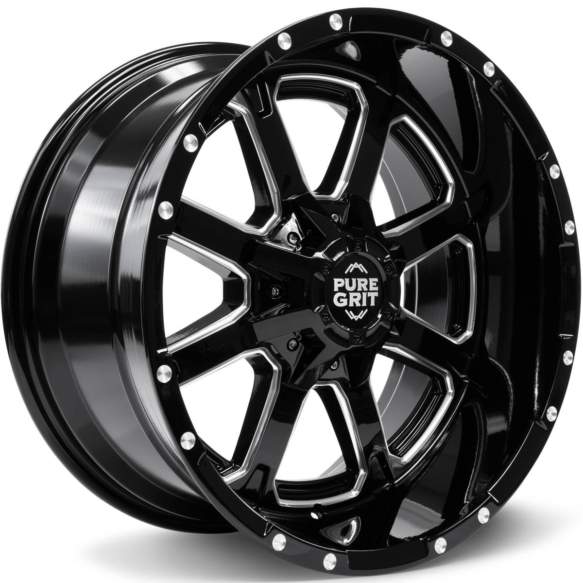 Pure Grit Grit Black Milled Wheel