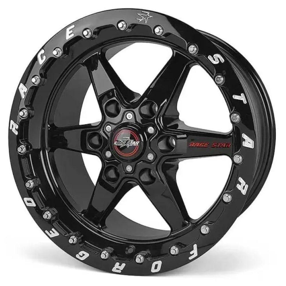 Race Star 93 Truck Star Series Beadlock Gloss Black Wheel