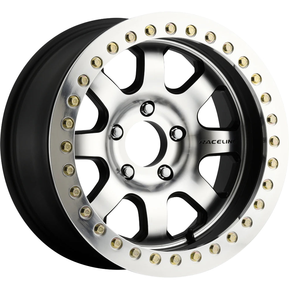 Raceline Avenger Black Machined Wheel