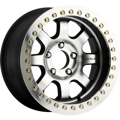 Raceline Avenger Black Machined Wheel