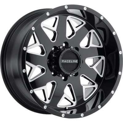 Raceline Disruptor Black Milled Wheel