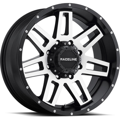 Raceline Injector Black Machined wheel