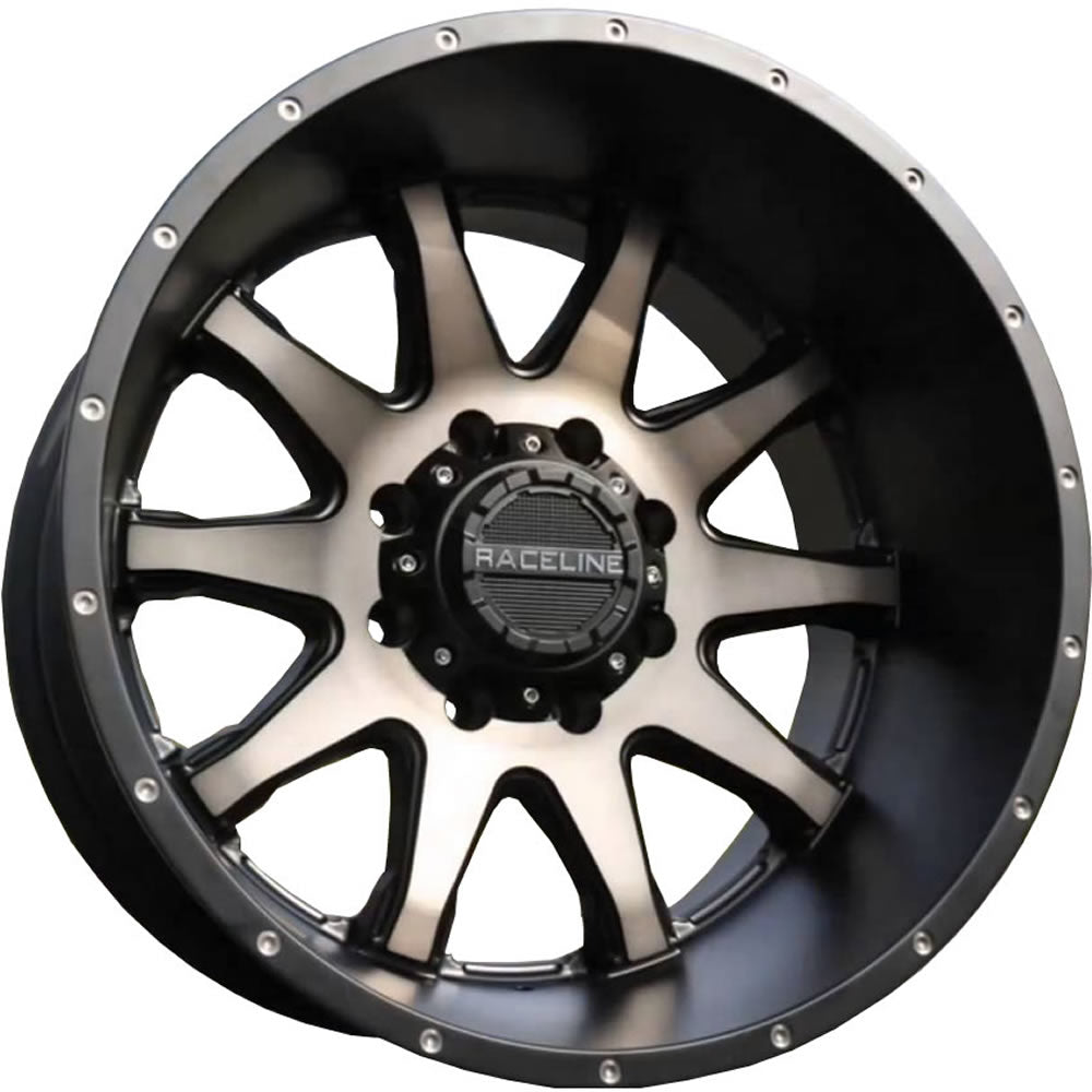 Raceline Shift Black Machined Wheel