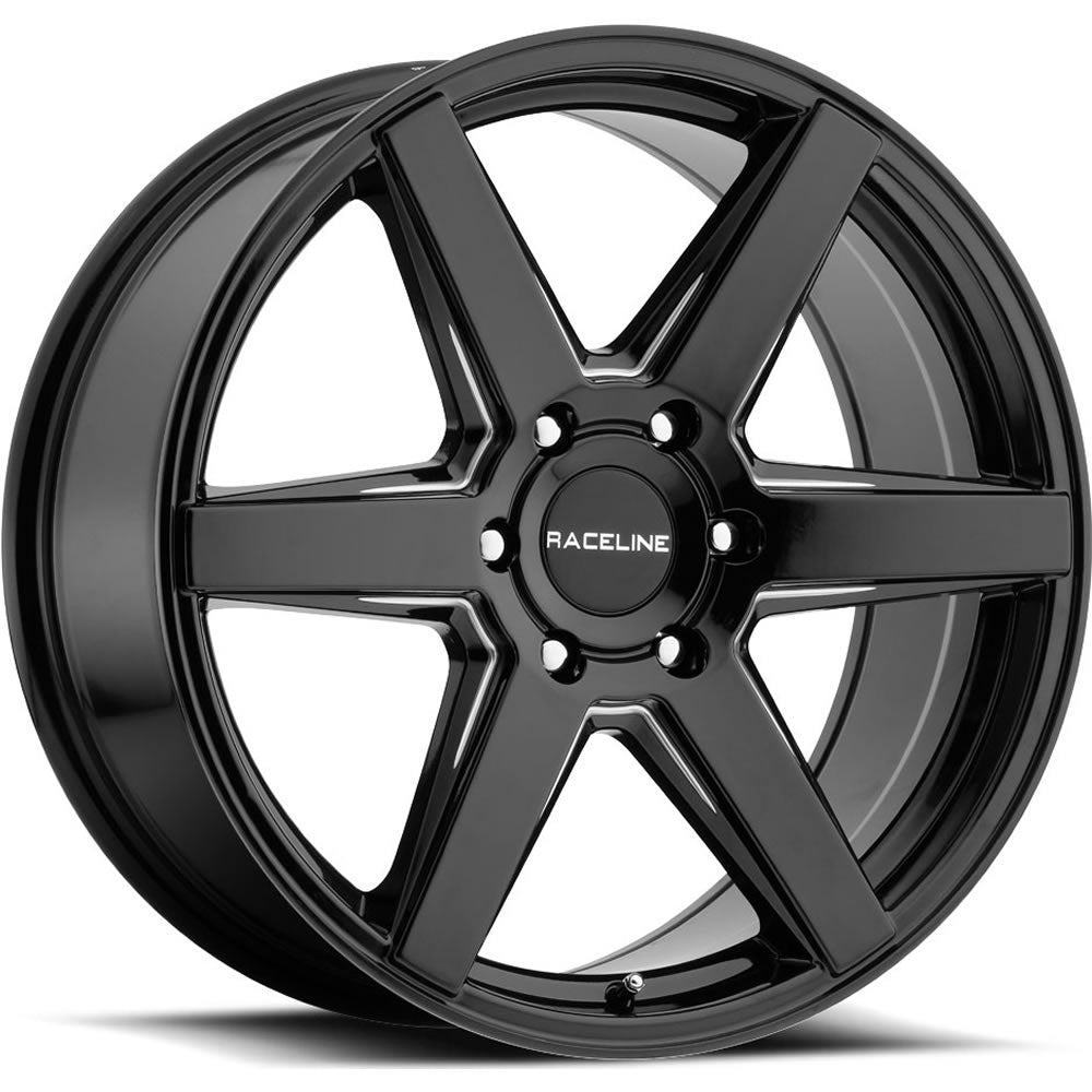 Raceline Surge Black Milled Wheel