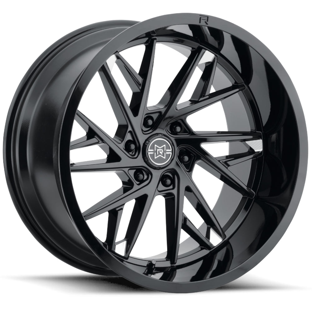 RAISED by Method MR801 Black Milled Wheel