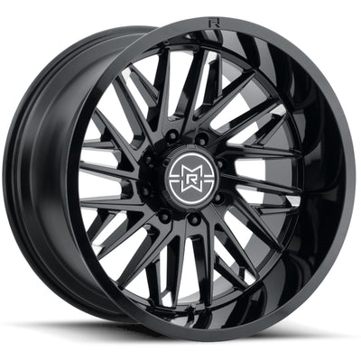 RAISED by Method MR801 Black Milled Wheel