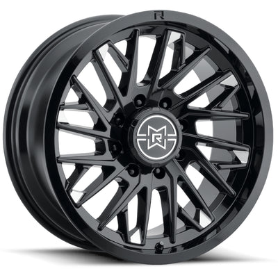 RAISED by Method MR801 Black Milled Wheel