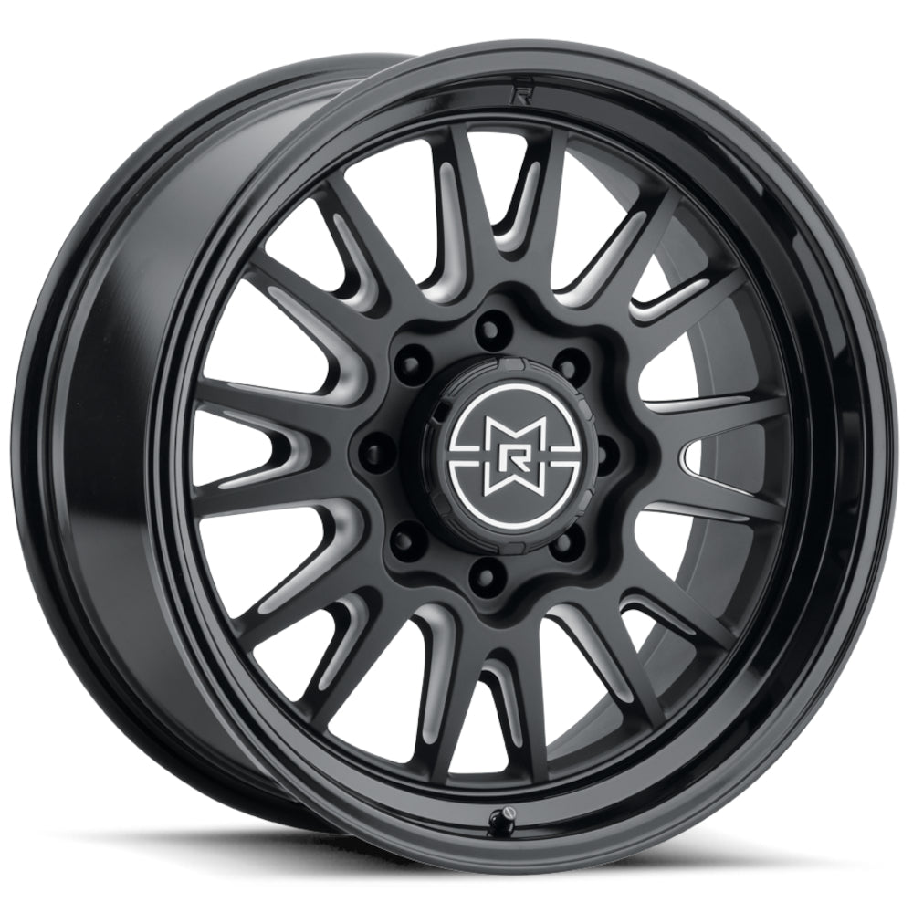 RAISED by Method MR802 Black Milled Wheel